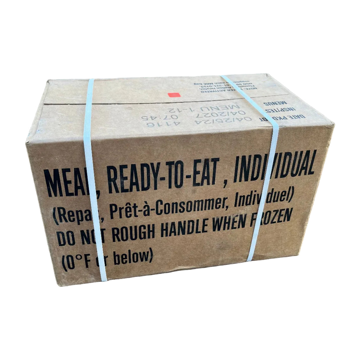 Carton de rations américaine