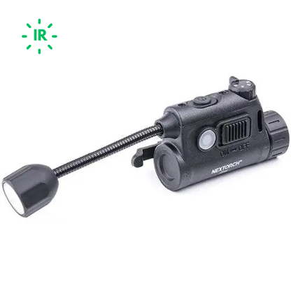 Lampe pour casque + marqueur IR