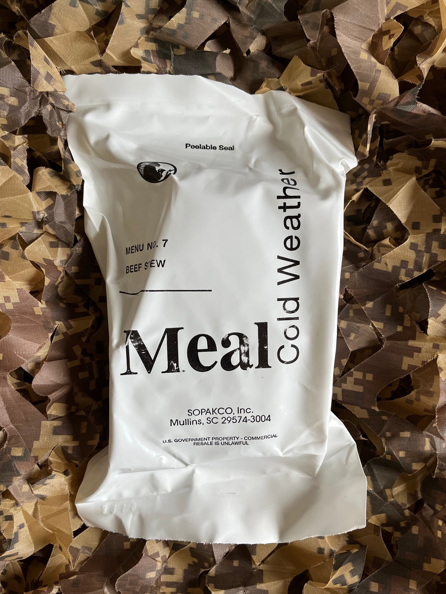 Ration temps froid americaine - MCW MRE