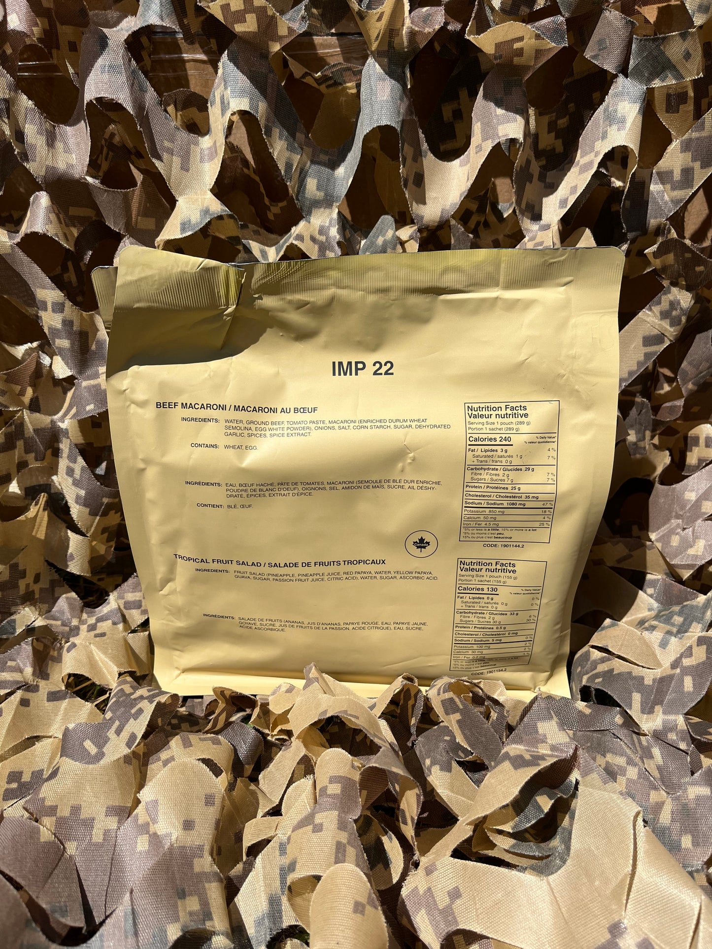 Ration de combat canadienne