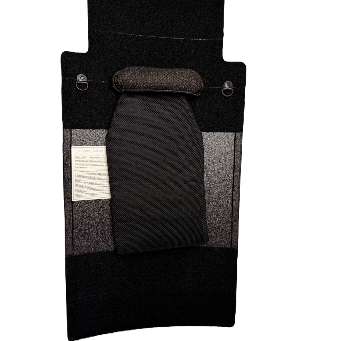 Bouclier balistique NIJ III + bavette